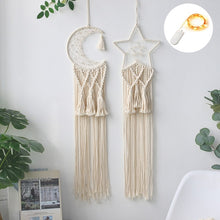 Load image into Gallery viewer, Star Moon Sun Macrame Dream Catcher Home Wall Decor
